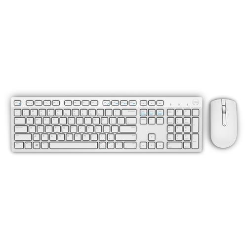 Dell KM636 Wireless Keyboard and Mouse - White UK (QWERTY) 580