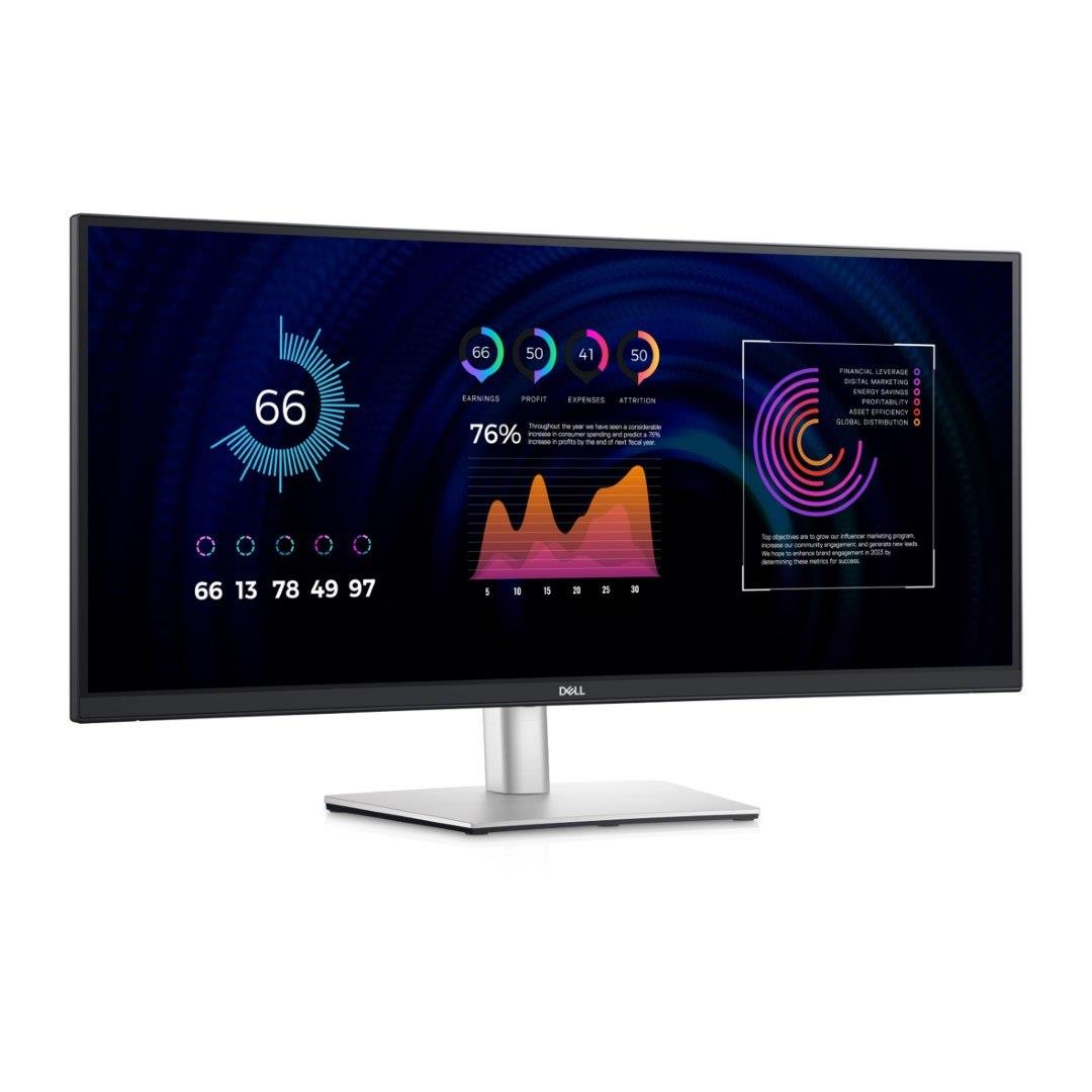 Dell P3424WE 34.1-inch WQHD 5ms IPS UltraWide Curved USB-C Hub